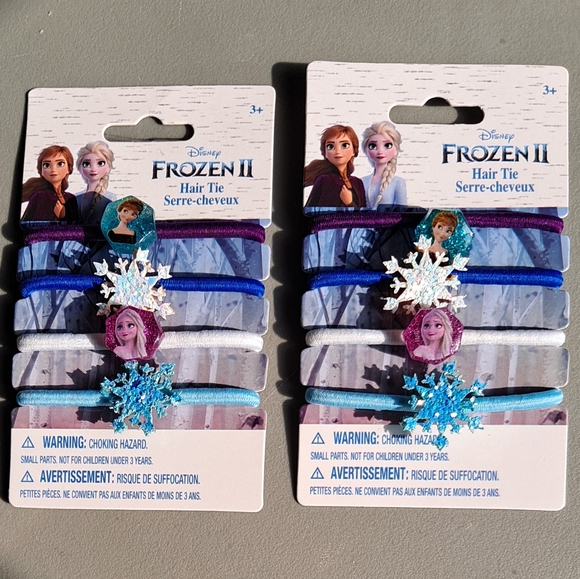 ❄️ Two Sets Of Disney Frozen 2 Ponytail Hair Ties - Picture 2 of 3